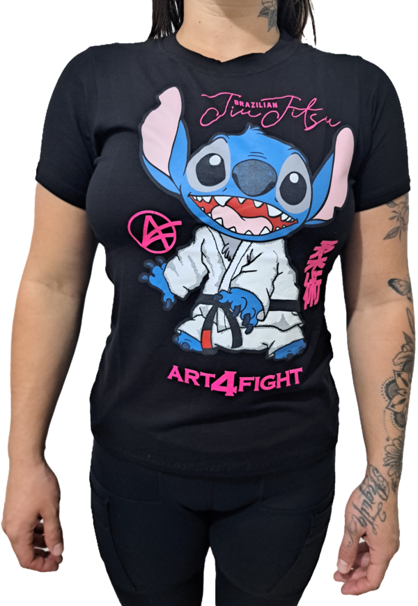 Camiseta "Stitch" Negra