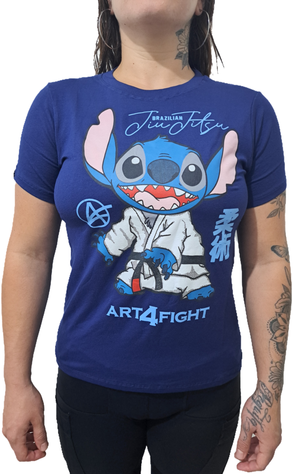 Camiseta "Stitch" Azul