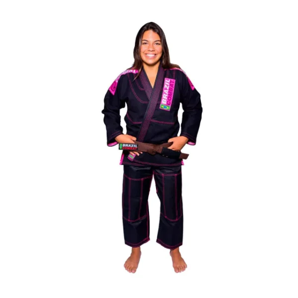 Kimono Xtralite Negro/Rosa