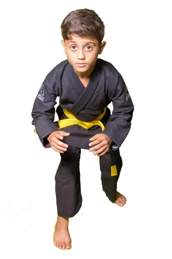 Kimono Classic Negro Infantil - Imagen 3