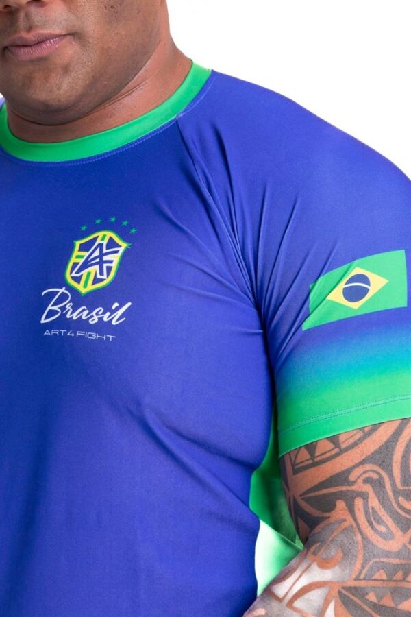 Rash Guard "Brasil 2.0" Manga Corta - Imagen 2